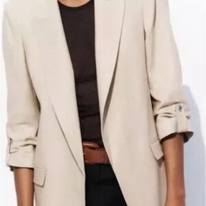 Zara Rolled Sleeve Blazer